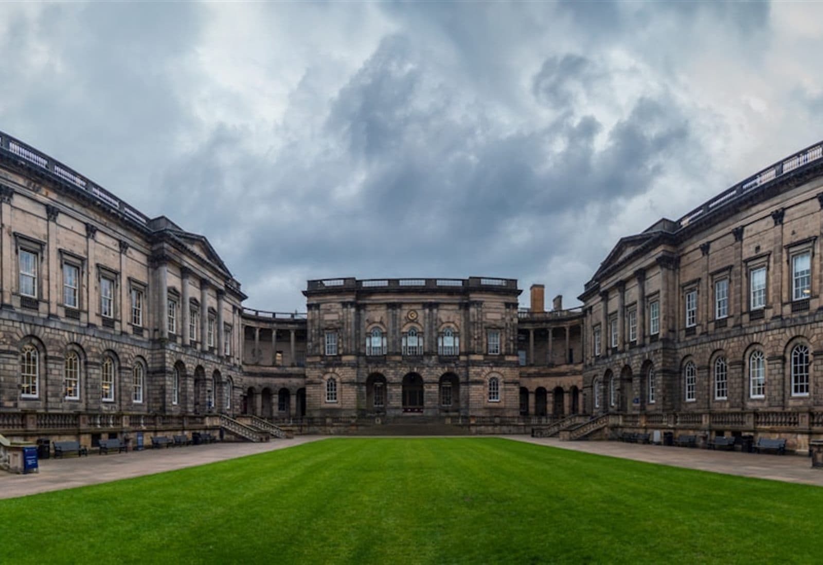 Old College quadrangle at the University of Edinburgh
